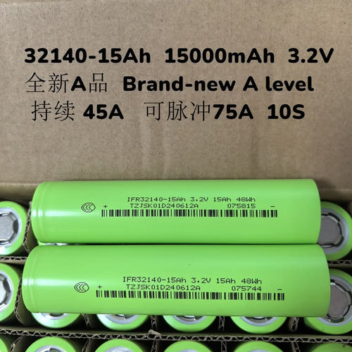 32140 3.2V 15Ah LiFePO4 Rechargeable Battery Cell – A Grade 15000mAh | 45A Continuous | OptoTechBD