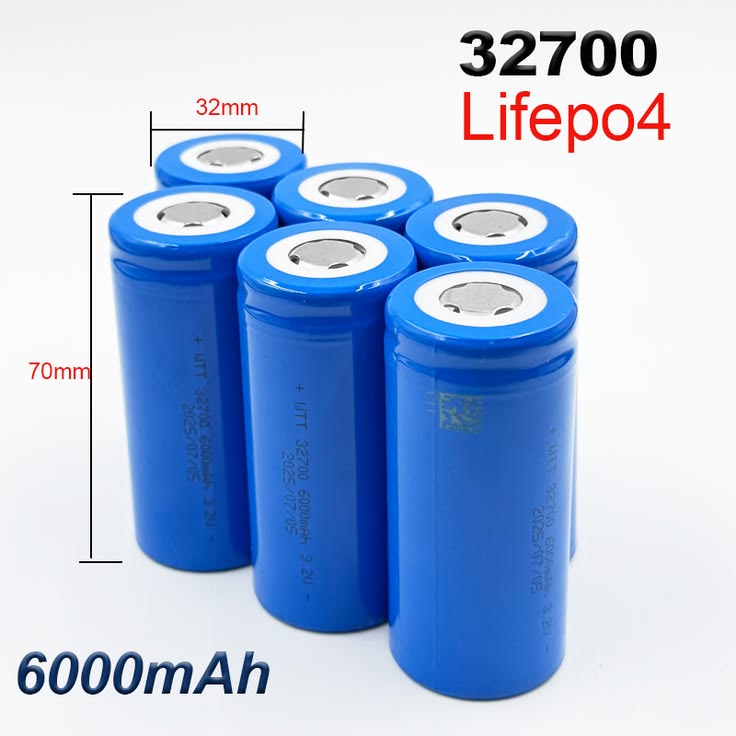 32700 LiFePO4 Battery Cell 3.2V 6000mAh Rechargeable Lithium Iron Phosphate | OptoTechbd