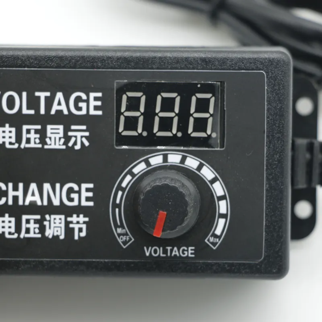 3V-24V Adjustable DC Power Supply Adapter 3A Variable Voltage Adapter with LED Display