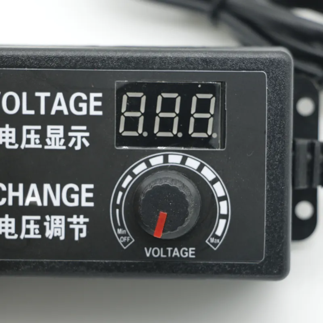 3V-24V Adjustable DC Power Supply Adapter 3A Variable Voltage Adapter with LED Display